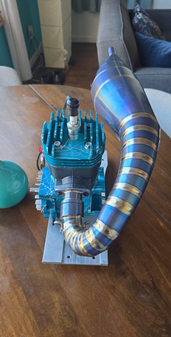 88cc Engine Diablo Custom Titanium Exhaust Pipe Custom Product – Ships Within 25 Days After Payment