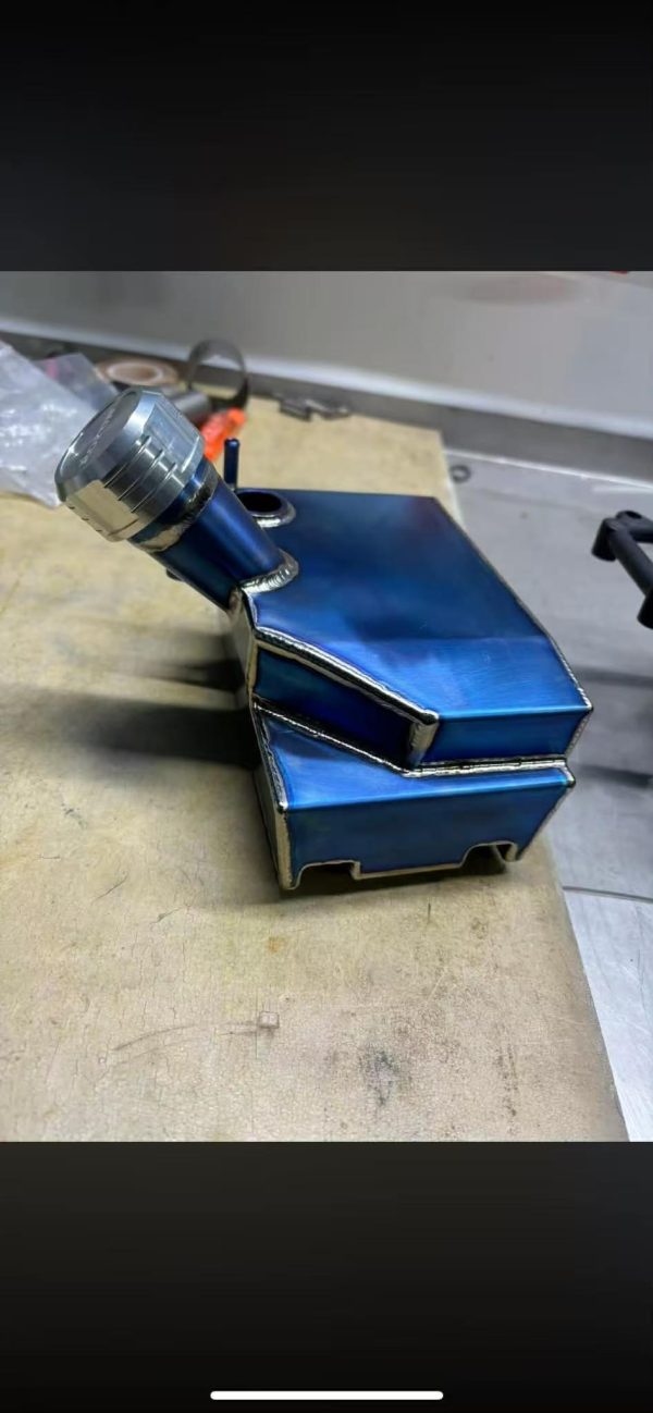 [Balance 60%] 159 USD Required | Custom Baja Titanium Fuel Tank for Taylor 71 Engine - Completed & Shipped within 10 Days - Customer: Alexis M**airie