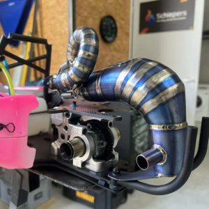 [Deposit 40%] $142 USD Required | Baja Titanium Exhaust Pipe – Production Time 30 Days – Customer: Schiepers In***llatiet