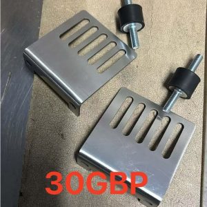 5T RC Car Stainless Steel Exhaust Pipe Mount Bracket – Pair (2PCS)