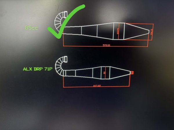 [Balance 60%] $328 USD Required | ALX85CC Custom Titanium Exhaust Pipe (1 Unit) - Completed & Shipped within 35 Days - Customer: Nicholas Washing**e