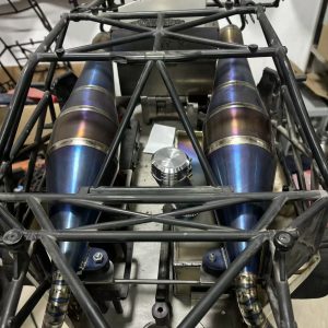 [Balance 60%] $680 USD Required | ALX80cc Titanium Exhaust Pipe (2 Units) + Titanium Fuel Tank (1 Unit) - Completed & Shipped within 40 Days - Customer: SONY