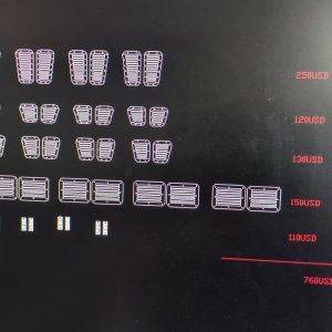 [Deposit 40%] $304 USD Required | RC Boat Hull Titanium Alloy Cooling Fins (50 Units) - Completed & Shipped within 15 Days - Customer: Rosend***