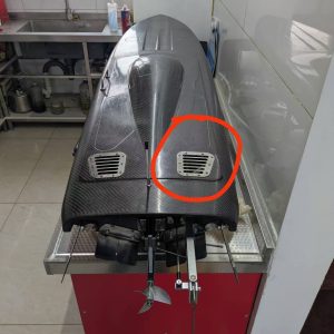 RC Boat Hatch Heat Sink  6